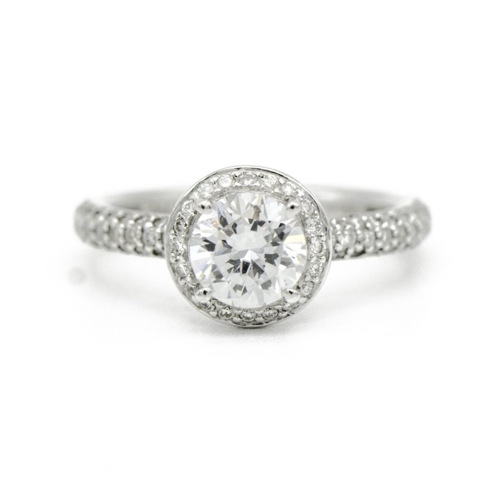 Ritani Round Halo Engagement Ring
